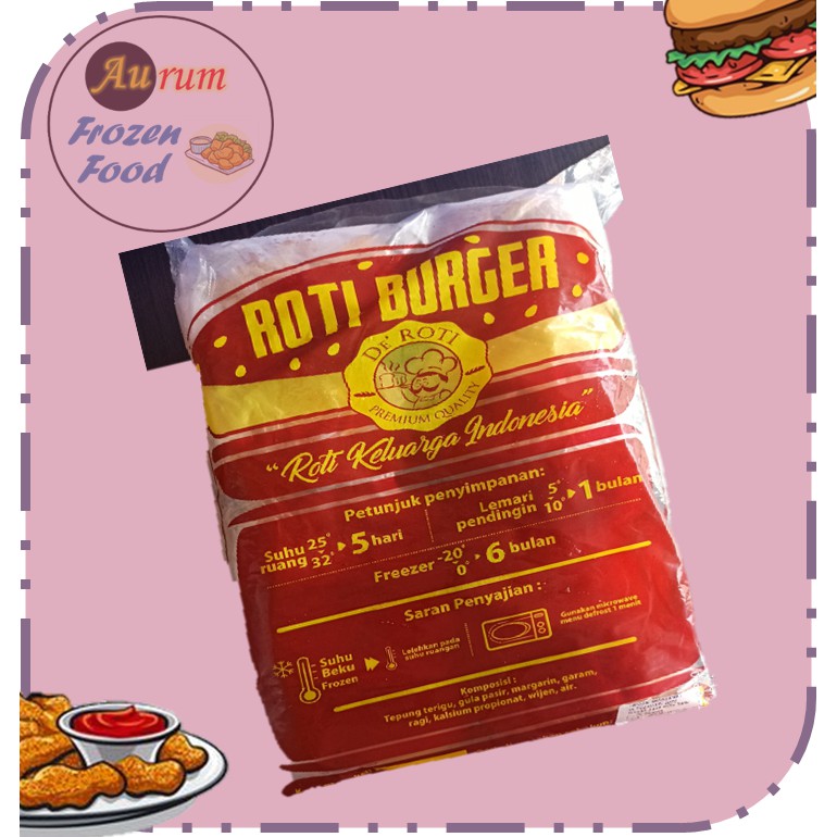 Jual De Roti Roti Burger spesial isi 10 | Shopee Indonesia