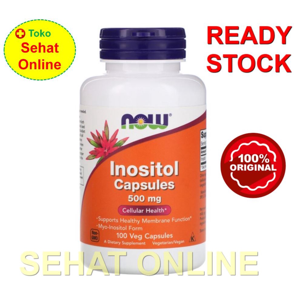Inositol 500 Mg De Now Foods - 100 Gélules - Complément Alimentaire
