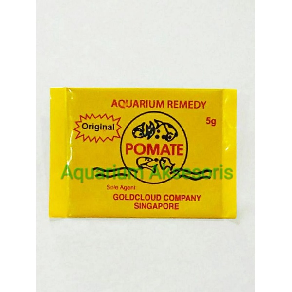Jual POMATE Obat Ikan Ori BerHologram Singapore International 5 gram