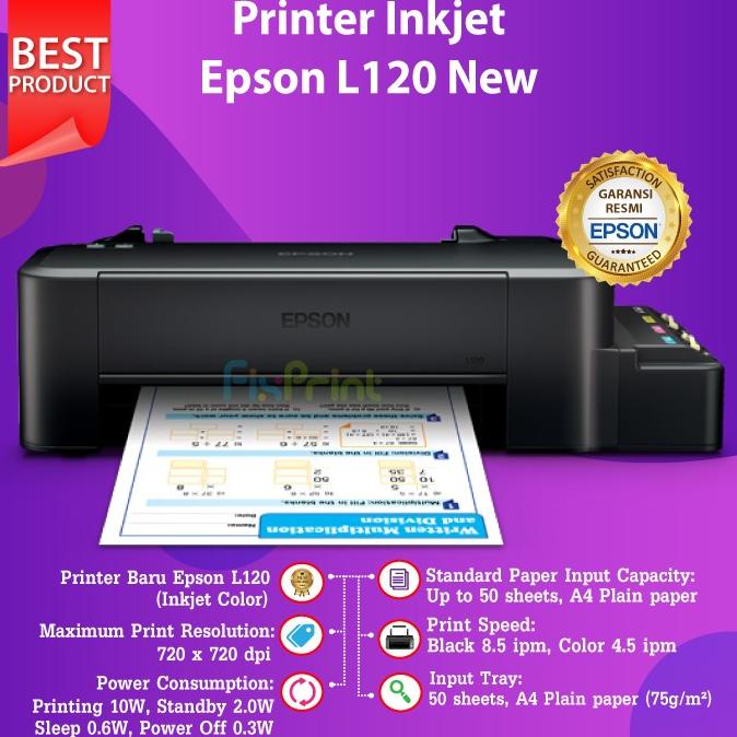 Jual Printer Epson L120 Hitam Print Warna Infus Modif Ink Tank Pabrik Resmi Shopee Indonesia 0655