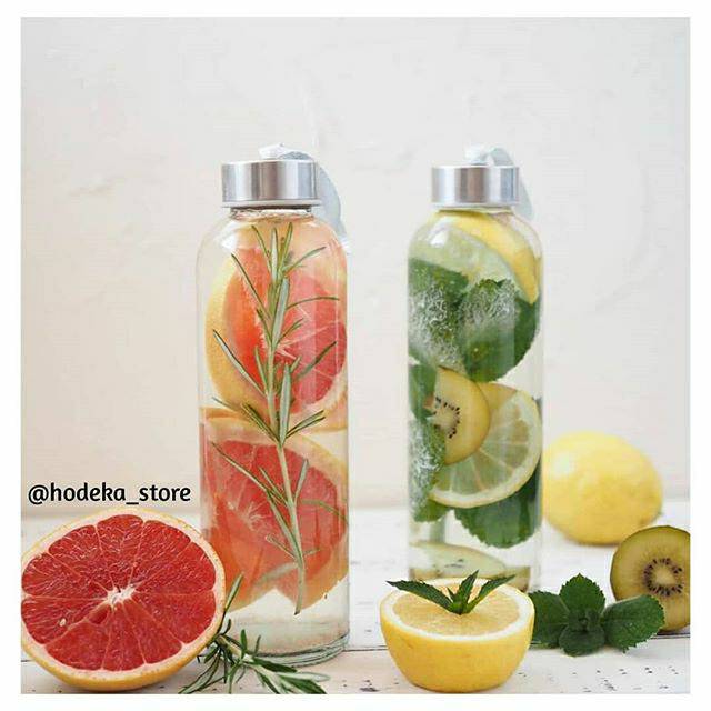 Jual Botol Kaca Polos Premium 500 Ml Botol Infused Water Botol Minum Shopee Indonesia 4546