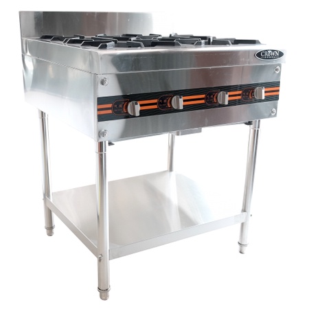 Jual CROWN YSN-ST4 GAS OPEN BURNER 4 TUNGKU/KOMPOR GAS HEAVY DUTY 4