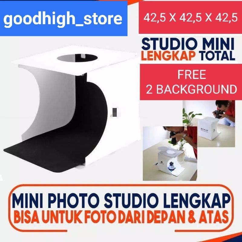 Jual Photo Studio Mini Large/Besar Box(Lobang atas) 42,5CM Persegi ...