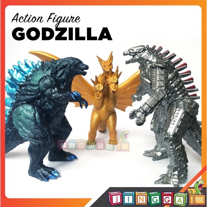 Jual GODZILLA ACTION FIGURE COLLECTION. MAINAN GOZILLA GOJIRA VS KONG ...