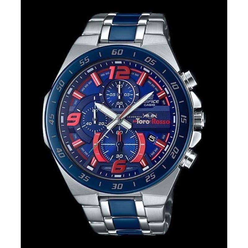 Jual Jam Pria Casio Edifice Efr Efr Ori Bm Baterai Toro Rosso Fullset Shopee Indonesia