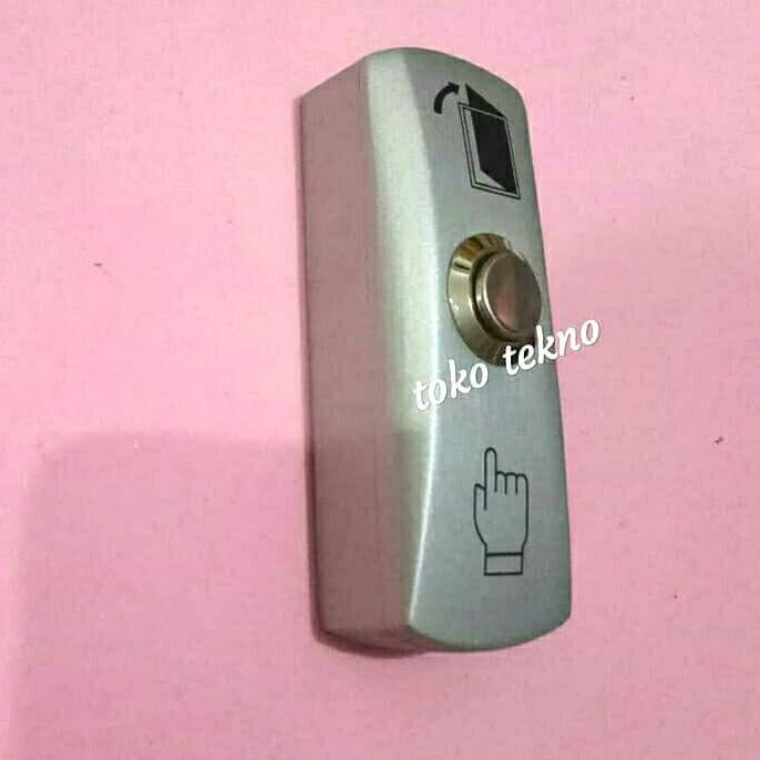 Jual Exit Push Button Metal + Out Bow Stainless Panjang | Tombol Bel ...