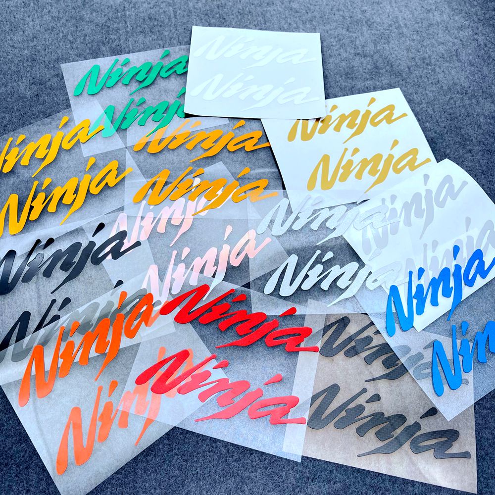 Jual stiker moto ninja stiker cutting 1 pasang 2 buah | Shopee Indonesia