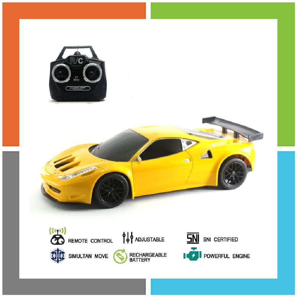 Jual Mobil Remote Kontrol RC Superfast - Kuning | Shopee Indonesia