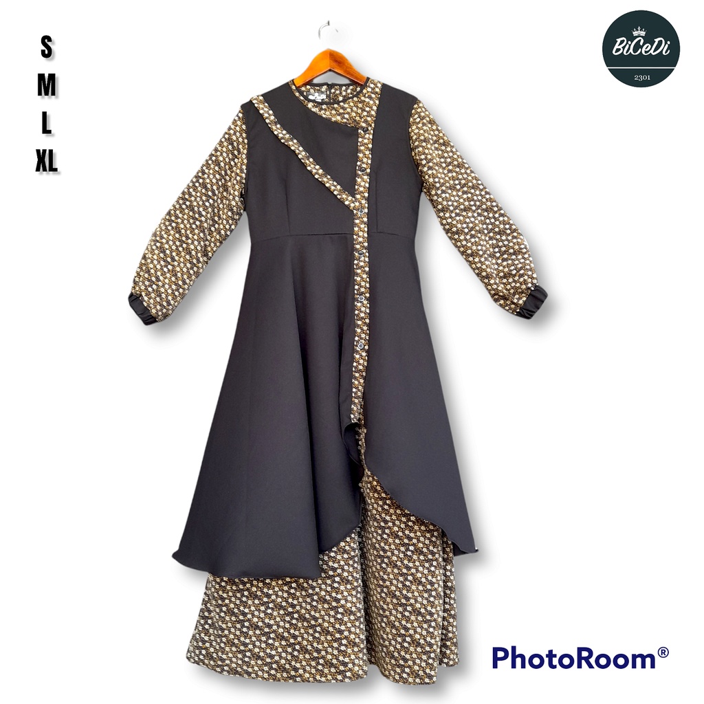 Jual Gamis Set Outer dan Inner Bicedi Ukuran S M L XL | Shopee Indonesia