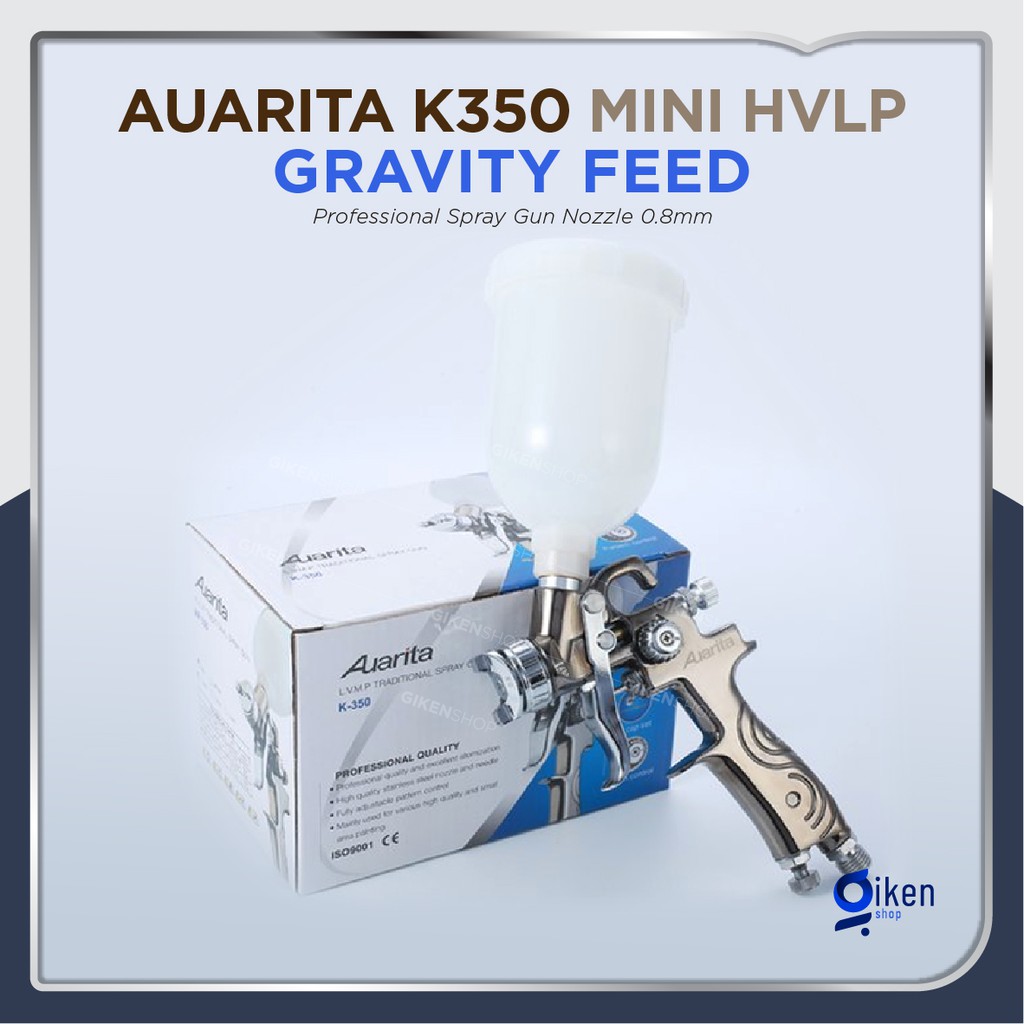 Jual Spray Gun Original Auarita K Mini Hvlp Nozzle Mm Airbrush Shopee Indonesia