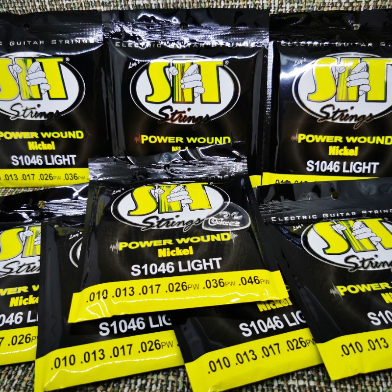 Jual Senar Gitar Elektrik SIT string power wound USA terlaris | Shopee ...