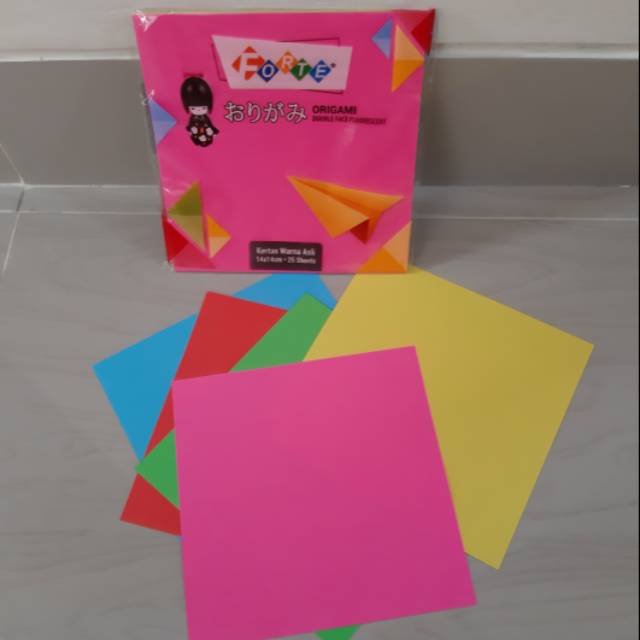 Jual Kertas Warna Kertas Lipat Origami Kecil Shopee Indonesia