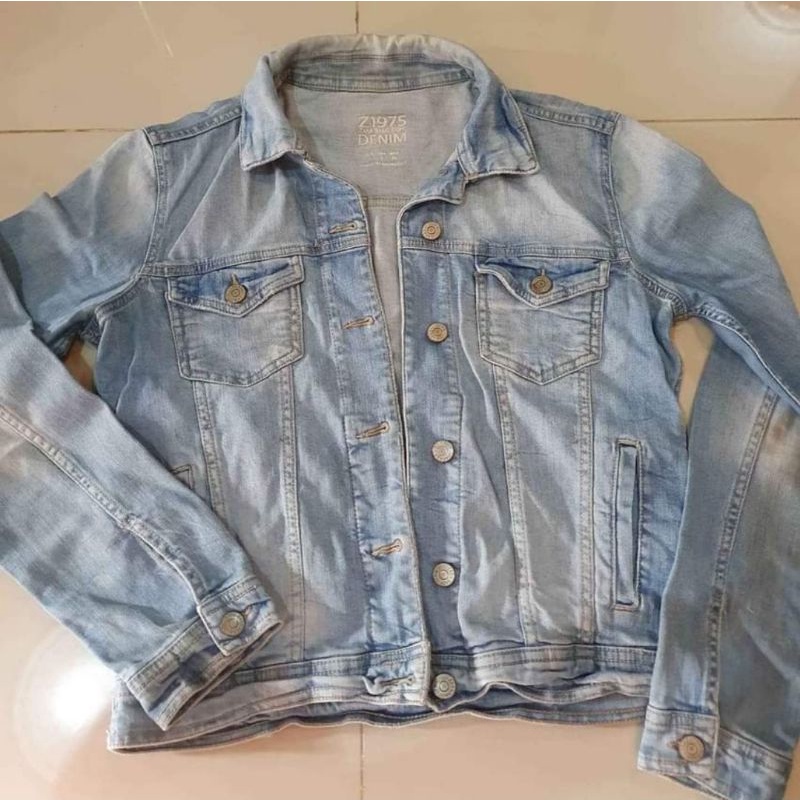 Jaket jeans sale zara