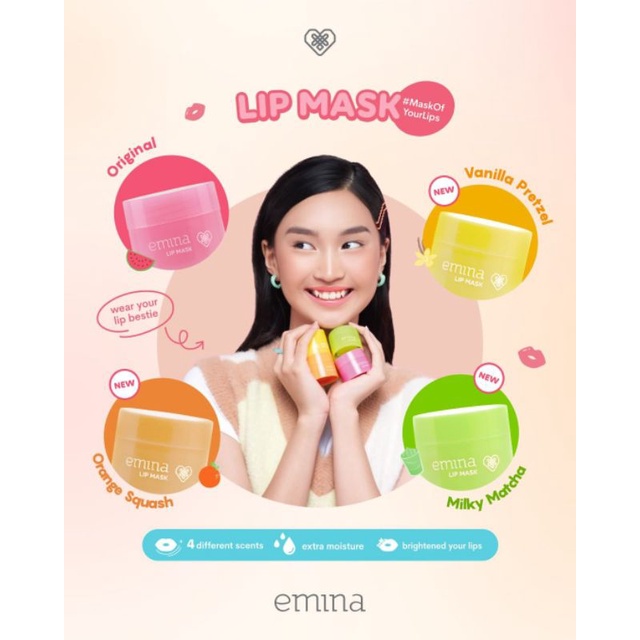 Jual EMINA Lip Mask Shopee Indonesia