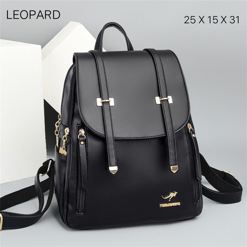 Jual Promo TAS KULIT PU LEATHER yu nie 2gesper / TAS RANSEL SERI