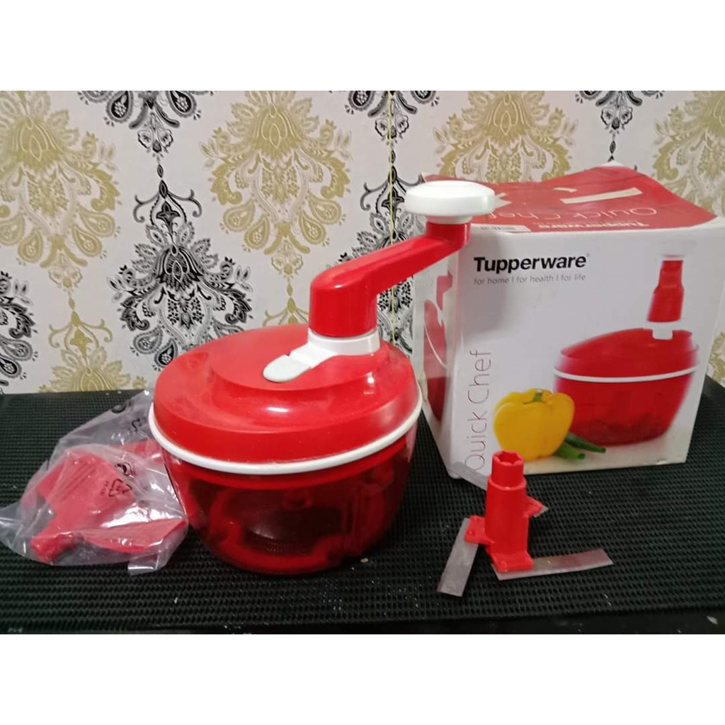 Jual Tupperware Quick Chef Merah TERMURAH Shopee Indonesia