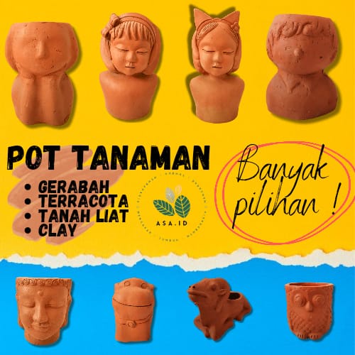 Jual Pot Gerabah Pot Terracota Pot Clay Pot Tanah Liat Pot Tanaman Hias Pot Meja Pot