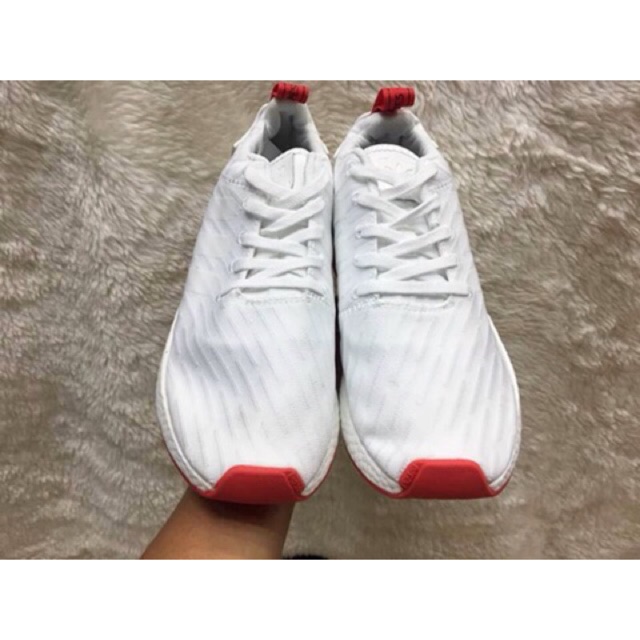 Jual Adidas NMD R2 Mesh White Red Shopee Indonesia