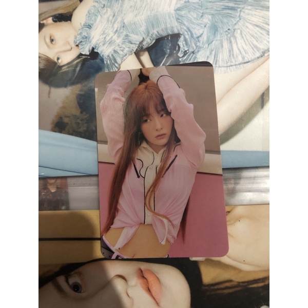 A photocard from every month of Red Velvet Wendy's Dear U
