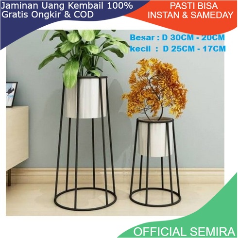 Jual Standing Pot Jari Paket Dapat Pcs Tinggi Cm Diameter Cm Standing Pot Minimalis Rak