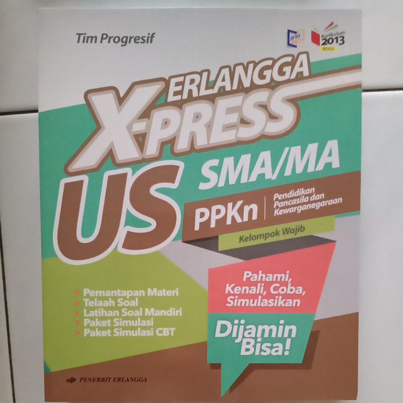 Jual Erlangga X-Press US PPKN SMA/MA K13 Edisi Revisi 2021 | Shopee ...