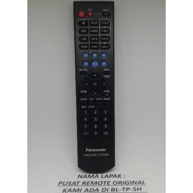 Jual Remote Remot Dvd Home Theater Panasonic Original Asli Shopee