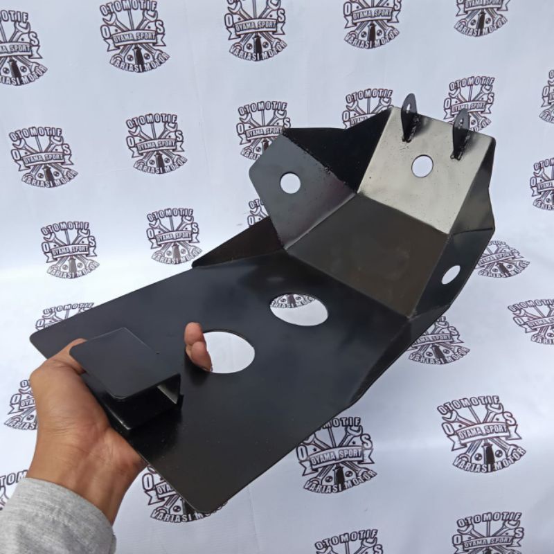 Jual COVER ENGINE GUARD KLX 150 S L DTRACKER PELINDUNG BAWAH MESIN BAHAN BESI KLX PELINDUNG
