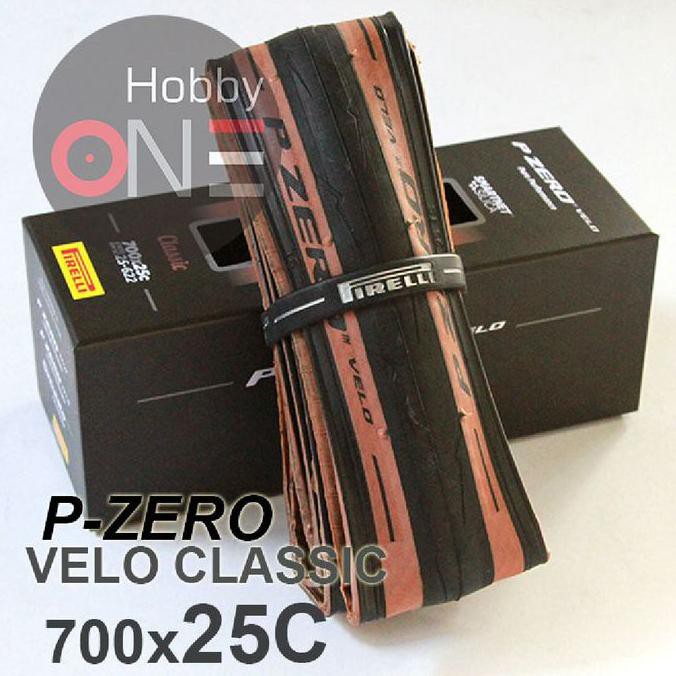 Jual PIRELLI P ZERO VELO 700x25 CLASSIC Gumwall Skinwall Super