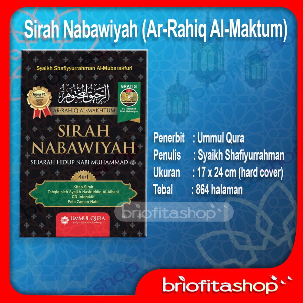 Jual Buku Islam Sirah Nabawiyah Ar Rahiq Al Makhtum Shopee Indonesia