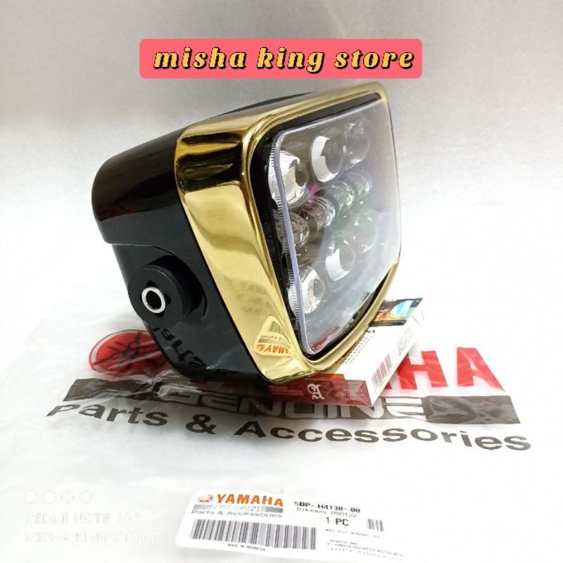 Jual lampu rx king new oval ring gold led 10 mata batok original yamaha ...