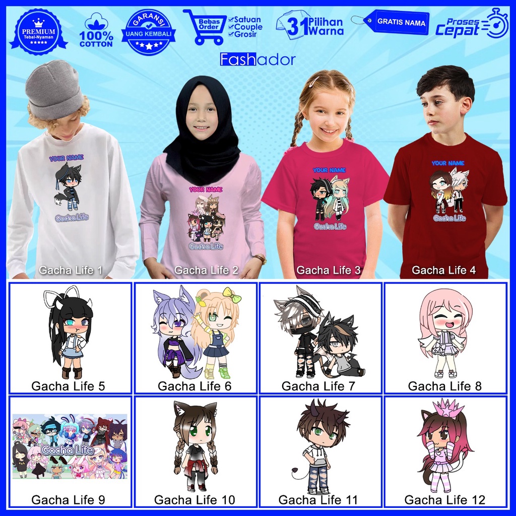 Jual GRATIS CUSTOM NAMA/FOTO Kaos/Baju Anak/Remaja Cewek/Perempuan/Cewe