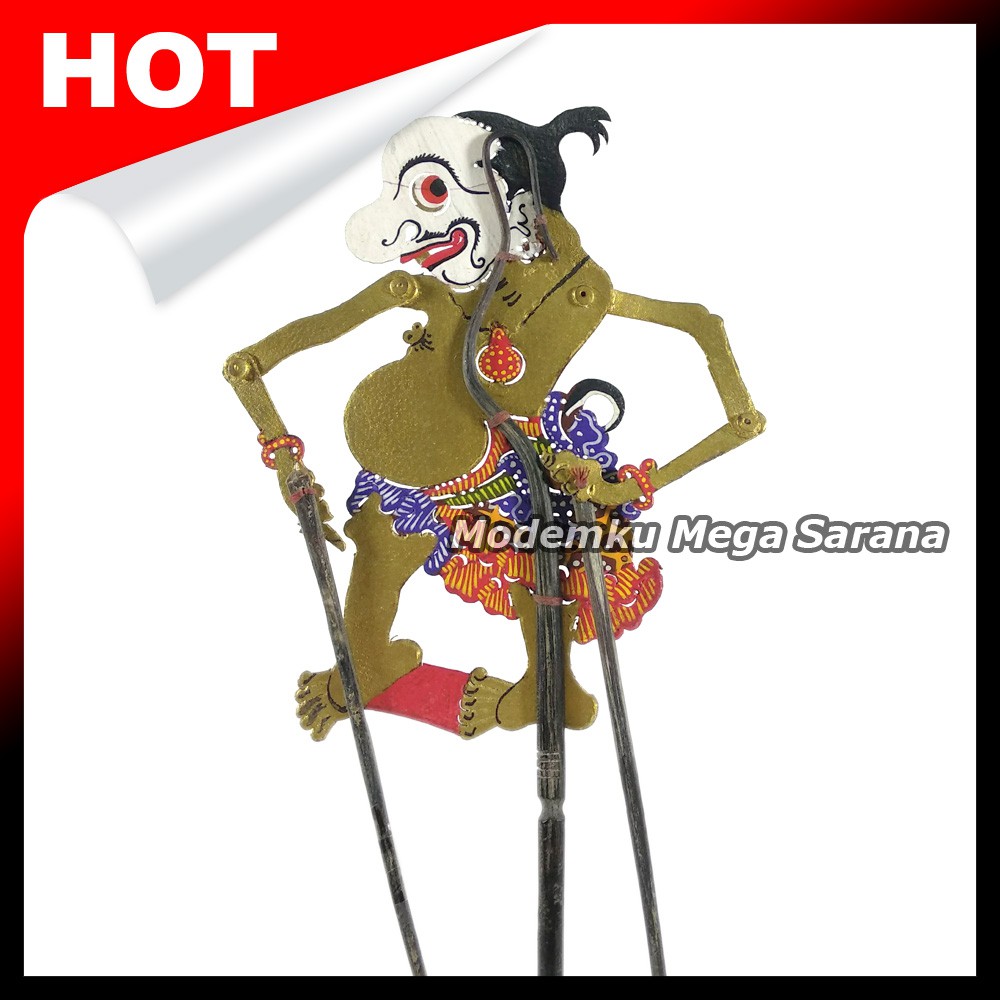 Jual Souvenir Wayang Kulit Mini Caperan Super Gareng Shopee Indonesia