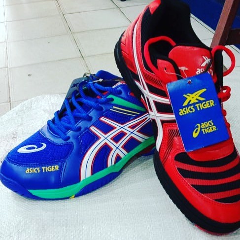 Sepatu volly asics clearance tiger