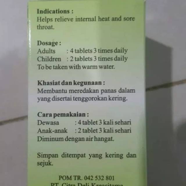 Jual Delixia / Xia Suang Chi isi 48 tablet - obat panas dalam | Shopee ...