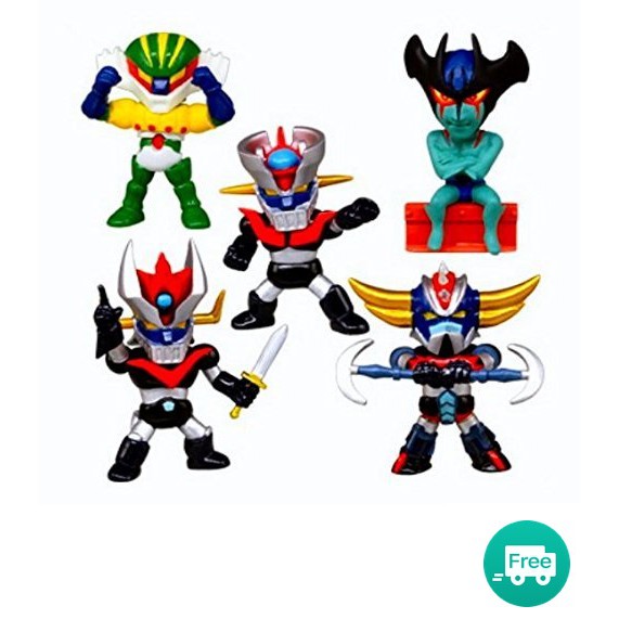 SUPER ROBOT MAZINGER The Great General Darkness set x 6 figurines