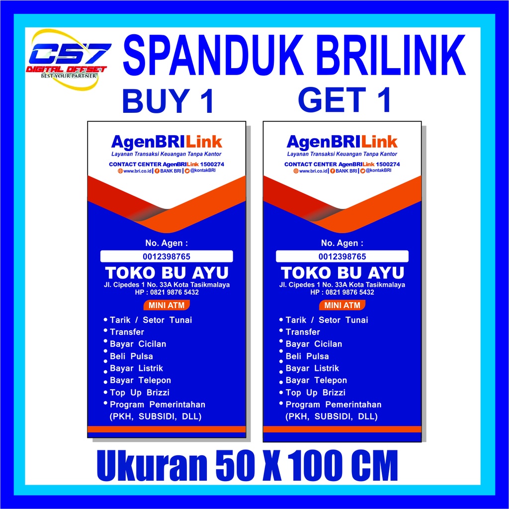 Jual SPANDUK BRILINK MURAH | SPANDUK BRILINK | SPANDUK AGEN BRILINK ...