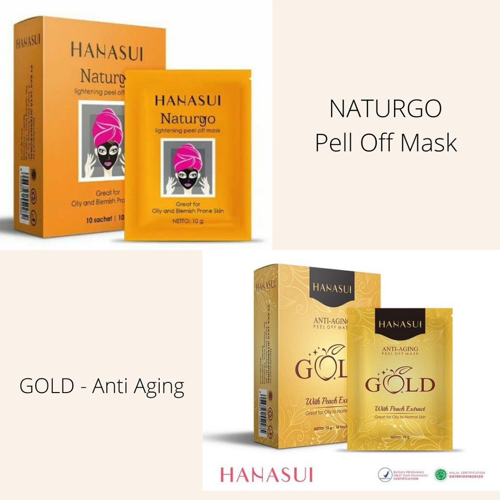 Jual Hanasui Naturgo Peel Off Mask / Masker Naturgo / Naturgo / Masker ...