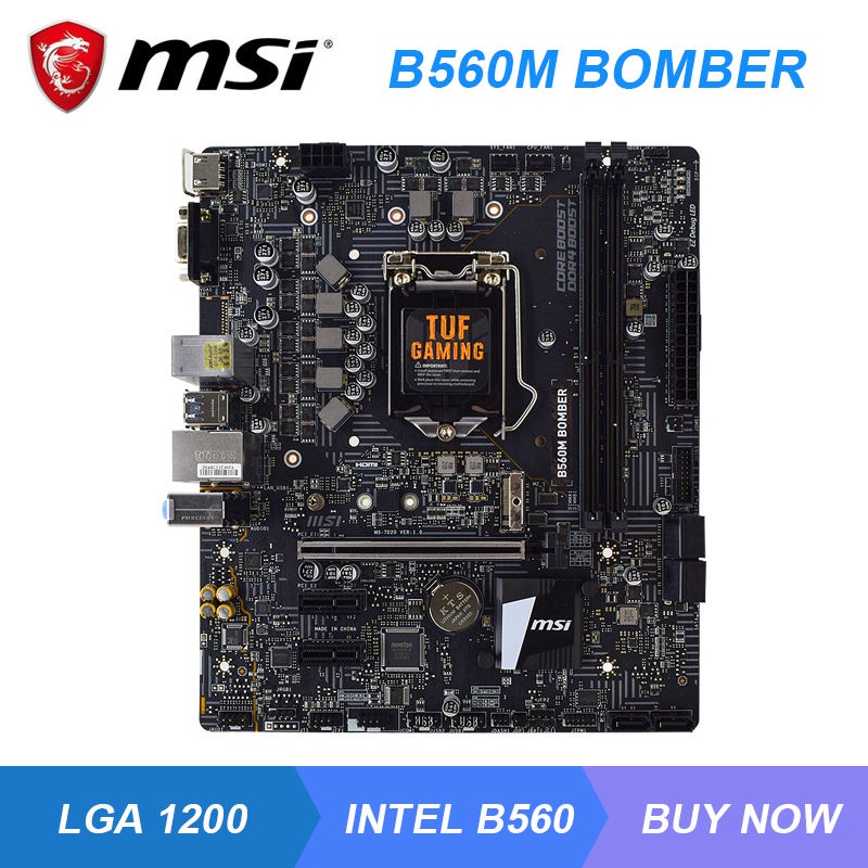 Jual PREORDER MSI B560M BOMBER LGA 1200 Motherboard B560 Motherboard ...