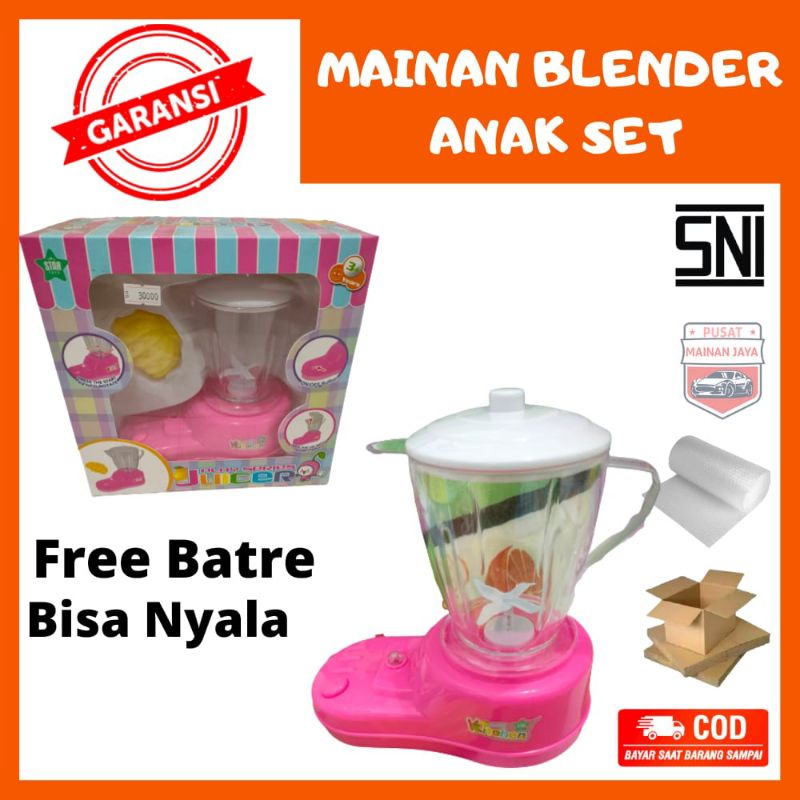 Jual Mainan Blender Anak Set Perempuan Blender Bisa Nyala Blender dan ...