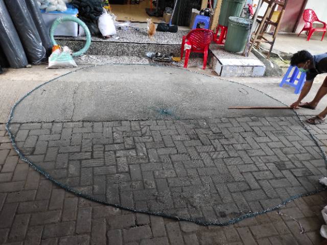 Jual Jala lempar 9 feet full tebar bahan nilon | Shopee Indonesia