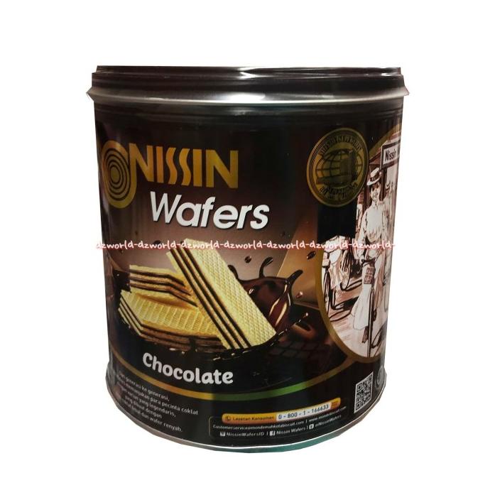 Jual Nissin Wafers Chocolate Wafer Cokelat Kaleng 570gr Shopee Indonesia