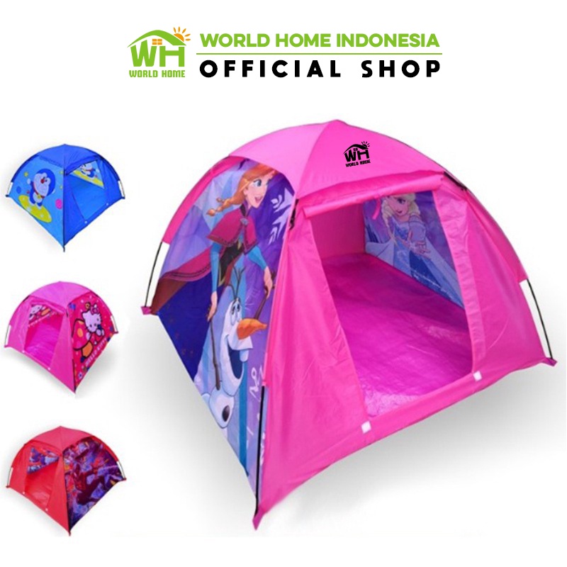 Jual World Home Tenda Anak Tenda Mainan Anak Karakter Motif Hello Kitty  Frozen Spiderman Tenda Anak Motif Lucu