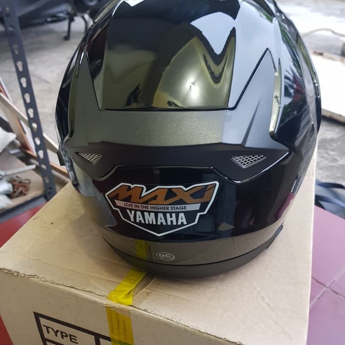 Jual HELM MAXI YAMAHA DOUBLE VISOR ORIGINAL SNI - | Shopee Indonesia