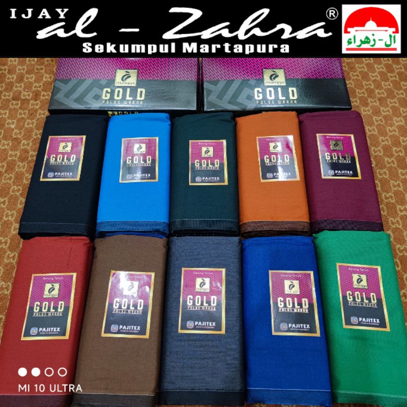 Jual SARUNG MANGGA GOLD POLOS WARNA TUMPAL BELAKANG | Shopee Indonesia