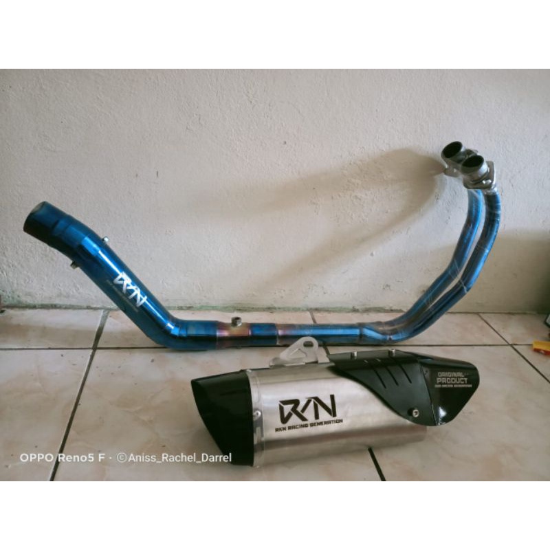 Jual knalpot racing original RKN RACING GENERATION_EVO 1 fullsystem ...