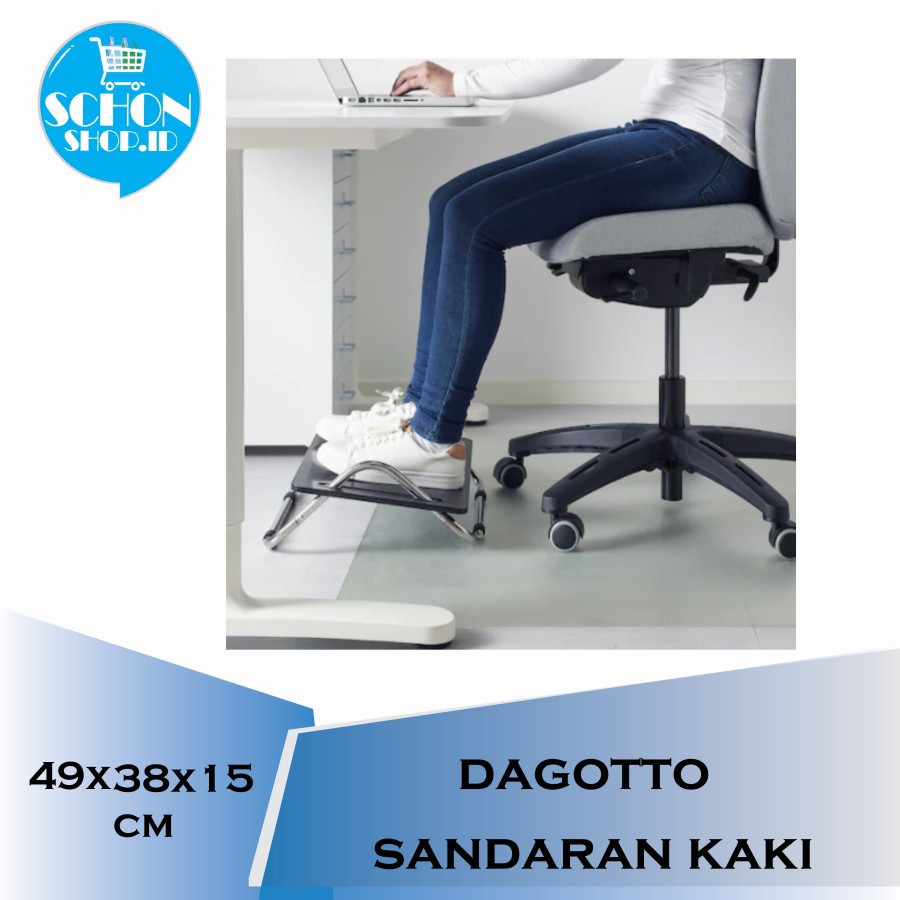 Jual Sandaran Kaki Ergonomis Adjustable Untuk Kantor Table Foot Rest ...