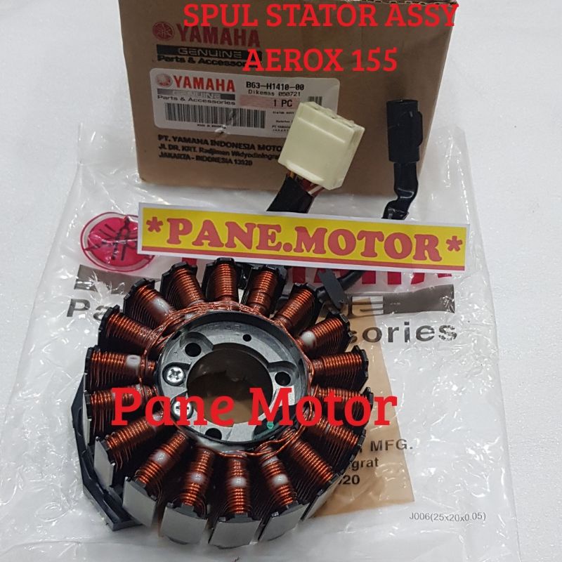 Jual SPUL SPULL STATOR ASSY AEROX 155 ORISINIL YGP B63H141000