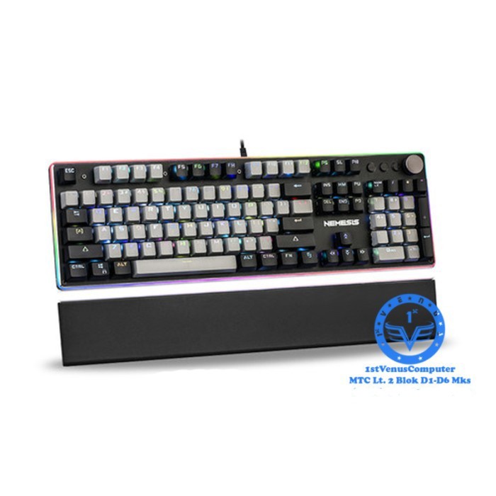 Jual KEYBOARD GAMING MECHANICAL NYK OPTIC DUAL TONE KX1000 / KEYBOARD