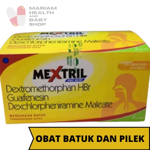 Jual Mextril Box Isi 100 Tablet | Obat Batuk | Pilek | Hidung Tersumbat ...