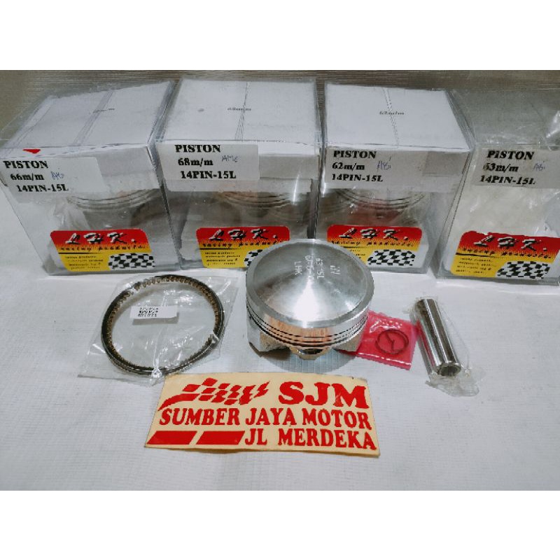 Jual Seher LHK Piston LHK pin 14 Ukuran 59 60 62 63 64 66 68 Seher MX